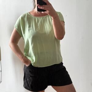 SPLENDID Sleeveless Mint Mermaidcore Top